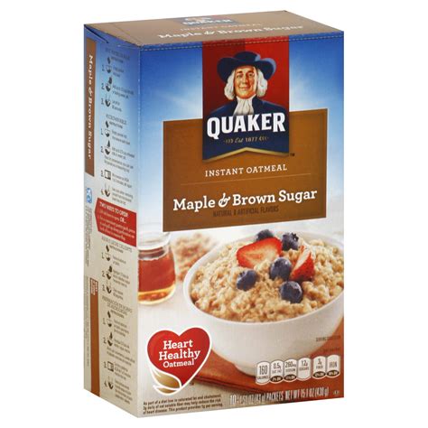 17% fat, 70% carbs, 13% protein. 32 Quaker Instant Oatmeal Nutrition Label - Labels For You