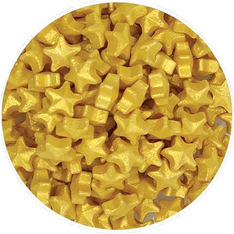 Edible Gold Stars For Cake Decorating And Desserts