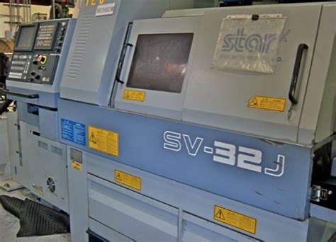Star 2003 Sv 32j Cnc Swiss Lathe Cnc 32mm Livetooling Yes
