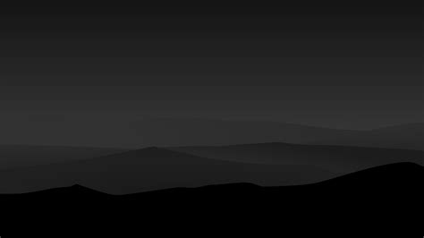 Dark Minimal Mountains At Night Wallpaper, HD Minimalist 4K Wallpapers ...