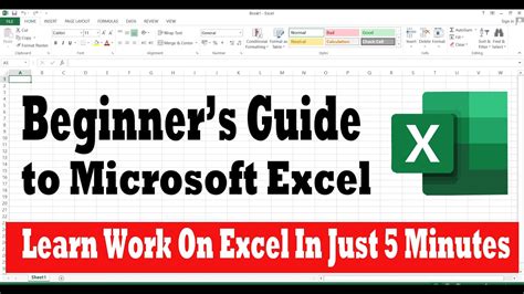 Learn Excel Beginner Course In Excel Youtube
