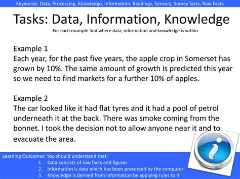 Ppt 411 Data Information And Knowledge The Relationship Between Data