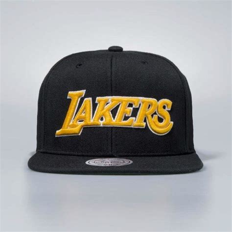 В черном списке @mitchell_ness в черном списке. Cap Mitchell & Ness snapback Los Angeles Lakers black Wool ...