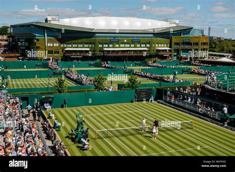 General View Of Centre Court And Court 12 At The Wimbledon