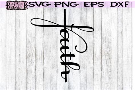 FAITH - CROSS - SVG PNG DXF EPS (211932) | SVGs | Design Bundles