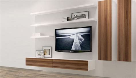 21 Floating Media Center Designs For Clutter Free Living Room