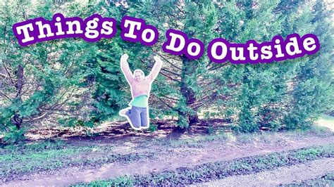 Things To Do Outside In The Fall What To Do When Youre Bored Youtube