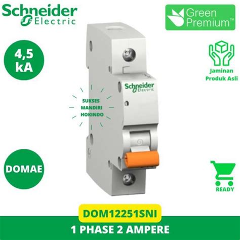 Promo Mcb P A Phase Ampere Sni Schneider Domae Pas Amper Diskon