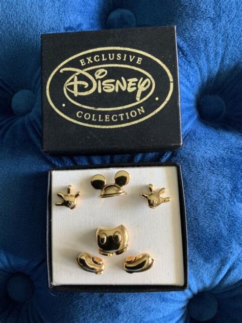 mickey mouse body parts gold tone brooch pins napier exclusive disney collection ebay