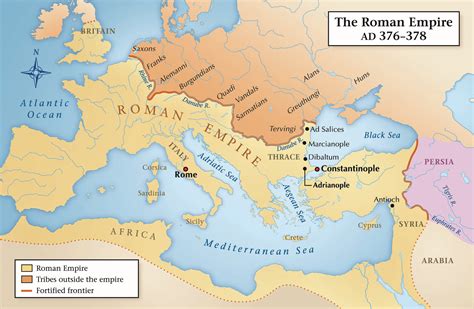 The roman empire, at its height (c. The Roman Empire Loses Its Grip at Adrianople in AD 378