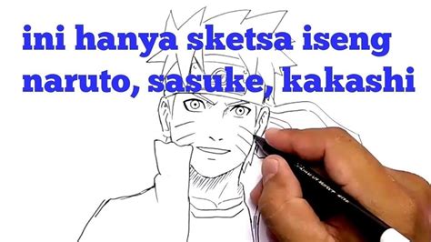 Gambar Naruto Sketsa Mudah