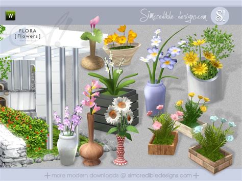 Sims 4 Cc Vase Flowers Best Flower Site