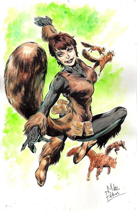 Squirrel Girl By Mike Perkins MikePerkins SquirrelGirl DoreenGreen