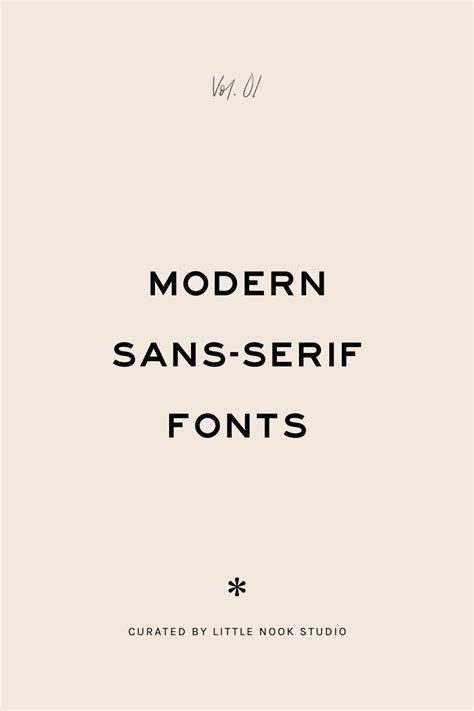 Modern Sans Serif Font With The Title Below It