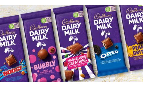Cadbury Gets New Global Brand Design For Iconic Chocolate Bars 2020
