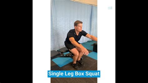 Single Leg Box Squat Youtube