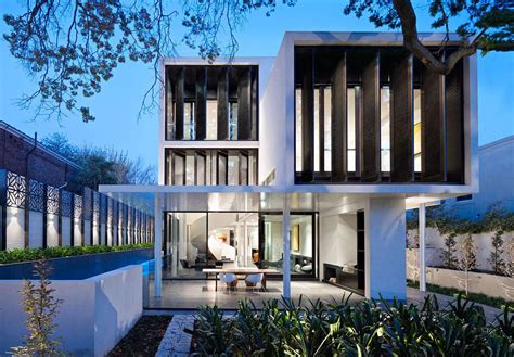 World Of Architecture Modern Home At Verdant Avenue Melbourne Australia