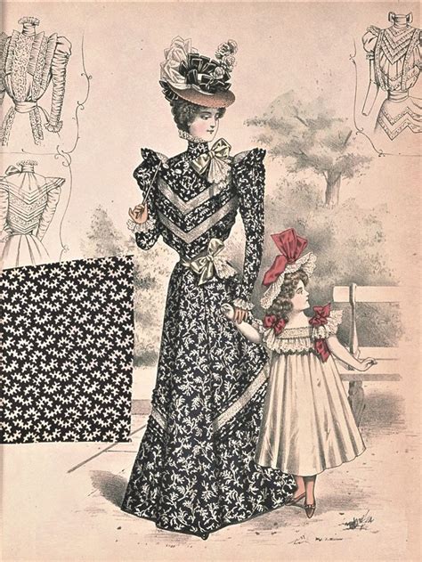 Fashion Plate Le Costume Moderne 1897 1890s Fashion Edwardian
