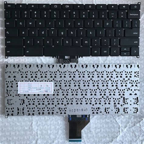 Us Black New English Laptop Keyboard For Acer Chromebook C720 2848