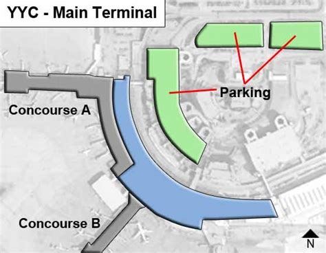 Calgary Airport Terminal Map Printable