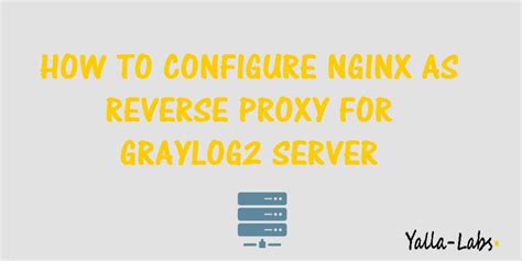 How To Configure Nginx As Reverse Proxy For Graylog Server Yallalabs