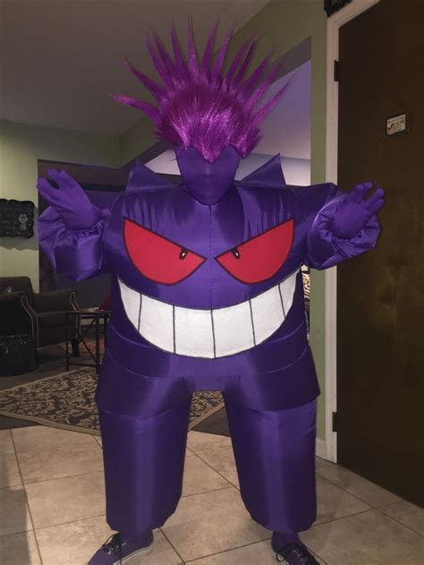 Gengar Costume From Pokémon Pokemon Halloween Costume Pokemon