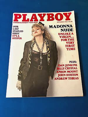 PLAYBOY SEPTEMBER 1985 Madonna Nude Venice Kong Centrefold 13 00