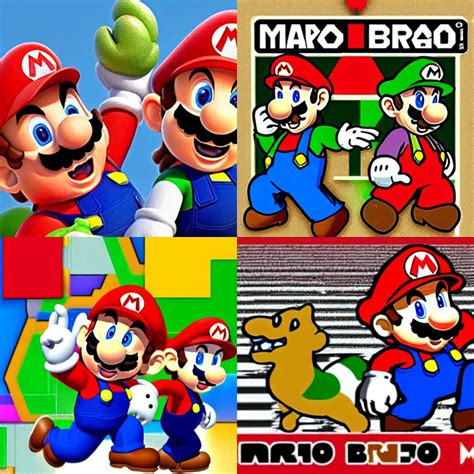 Mario Bros Stable Diffusion Openart