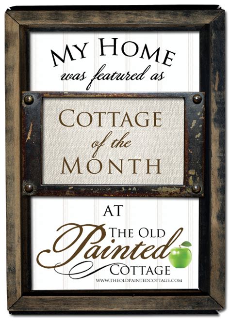 Cottage Of The Month Feature Beneath My Heart