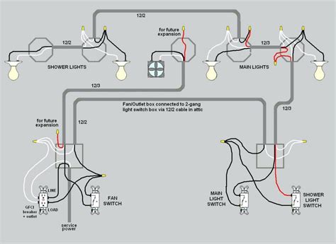 Wiring Lights And Outlets On Same Circuit Diagram Basement A Full