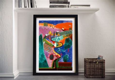 David Hockney Key 12 Pop Art Print Blue Horizon Prints Australia