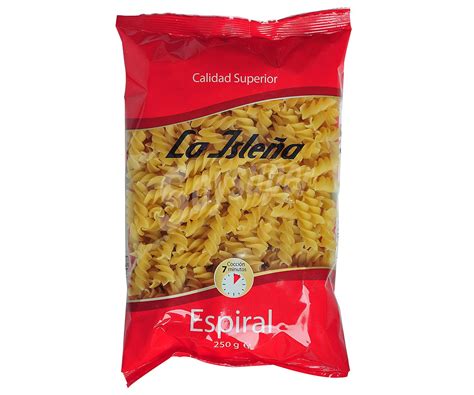 La Isleña Pasta Espirales Paquete De 250 G