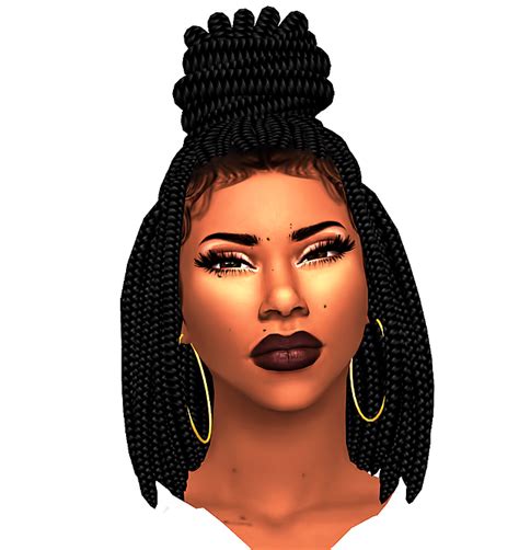 Ebonix Anais Sims Hair Sims 4 Black Hair Sims 4 Afro