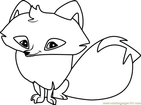 More images for animal jam coloring pages fox » Arctic Fox Animal Jam Coloring Page - Free Animal Jam ...