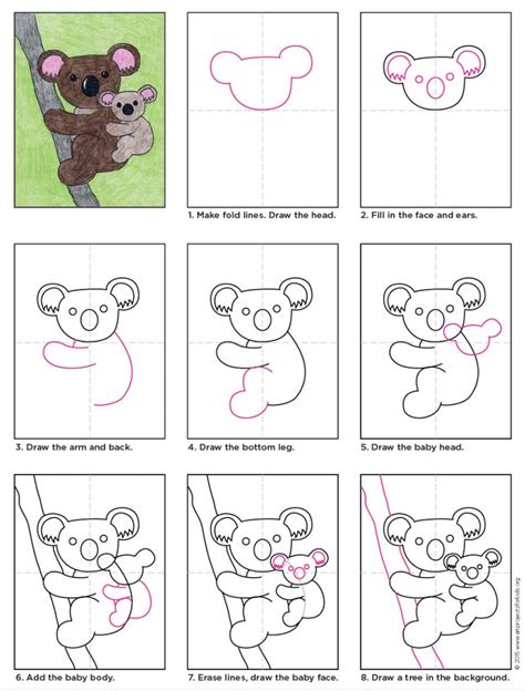 Https://tommynaija.com/draw/easy Step By Step How To Draw A Koala