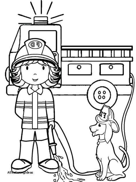 Firefighter Coloring Pages Free ~ Fireman Coloring Printable Cool2bkids