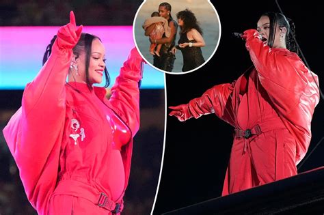 Rihanna Sparks Pregnancy Rumors At Super Bowl 2023 Halftime