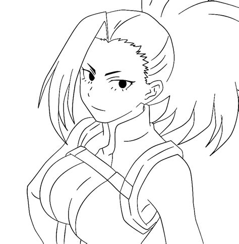 Yaoyorozu Coloring Page Free Printable Coloring Pages