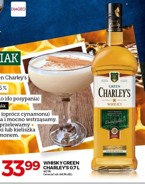 Promocja Whisky Green Charley S 700ml W Topaz