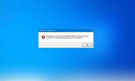 how to fix or reinstall msvcp140 dll is missing error in windows 10 geekrar