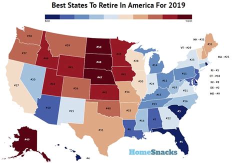 Best States To Retire In The United States 2023 Ranked By Cost Of