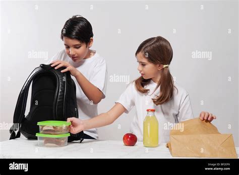Boy Packing School Bag Hi Res Stock Photography And Images Alamy