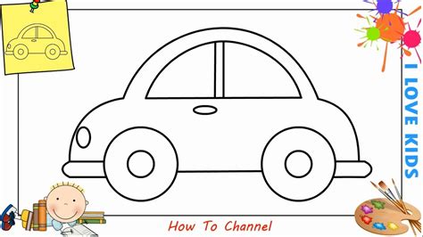 How To Draw A Car Youtube Haiper