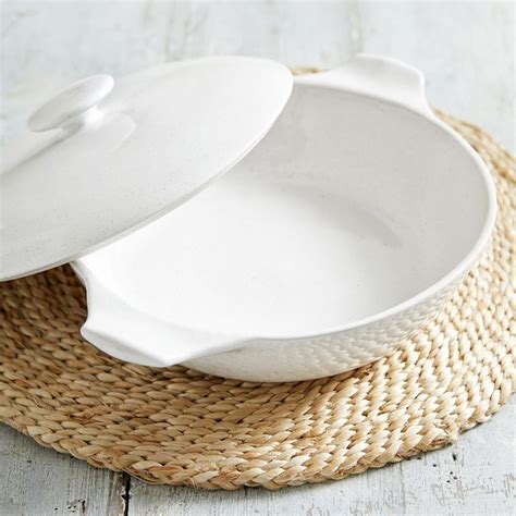 Serving Dish With Lid The White Company Serving Dishes Speckle