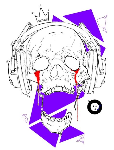 Skull Phones By Imrie On Newgrounds