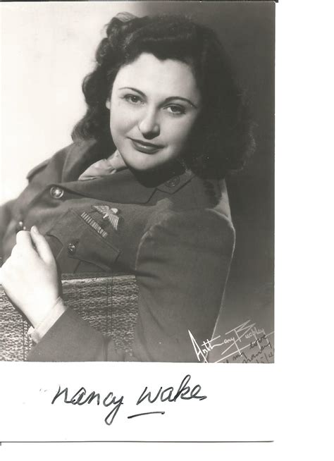 Sold Price World War Two Nancy Wake 6x4 Signed B W Photo Nancy Grace