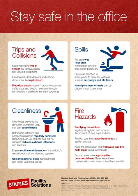 Infographic Office Safety Tips To Help Maintain A Safe Workplace