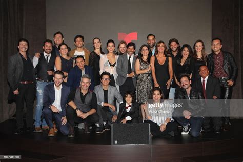 Cast Members Of The Telemundo Tv Series El Recluso Attend A Special