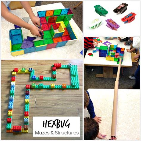 Stem Activity For Kids Creating Hexbug Mazes And Structures Stem