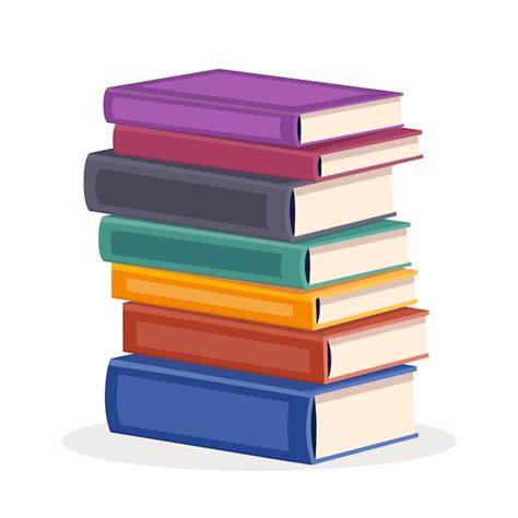Free Vector Hand Drawn Flat Design Stack Of Books